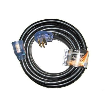 Powerweld Inc Powerweld Power Cable Extension 8/3 40 Amp 220V 25' PCE-25